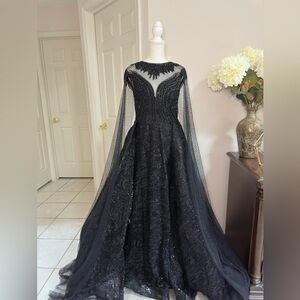 Stunning Black Formal Prom Dress | Size 16